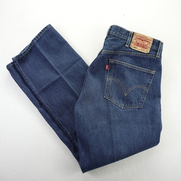 Levi's Other - Levis 501 Vintage Y2K Jeans Mens 38x32 Medium Wash Blue Cotton‎ Button Fly 2004